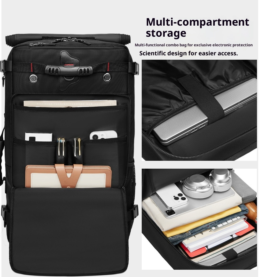 ActiveGo Hot Selling Foreign Trade Cross-Border Men's Travel Backpack Outdoor Sports Capacity Waterproof Extra Large Hiking Bag_voghion.com