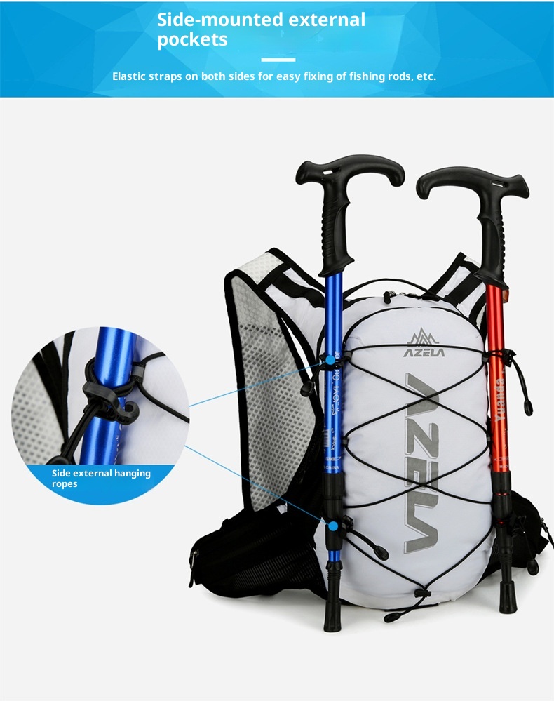 ActiveGo Azera Atmungsaktiver Sportrucksack mit großem Fassungsvermögen, geeignet für Bergsteigen, Offroad-Radfahren, Cross-Border-Marathon und als Trinkrucksack_voghion.com