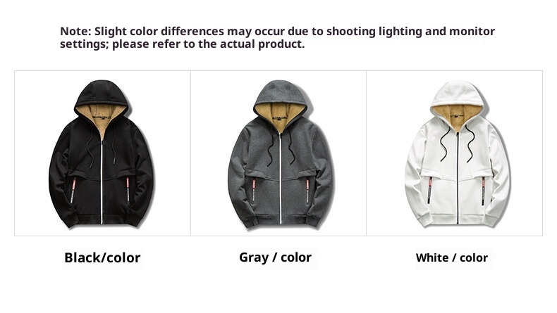 Felpa con cappuccio invernale da uomo, personalizzata, europea e americana, alla moda, con fodera in pile spesso e antifreddo, in agnello_voghion.com