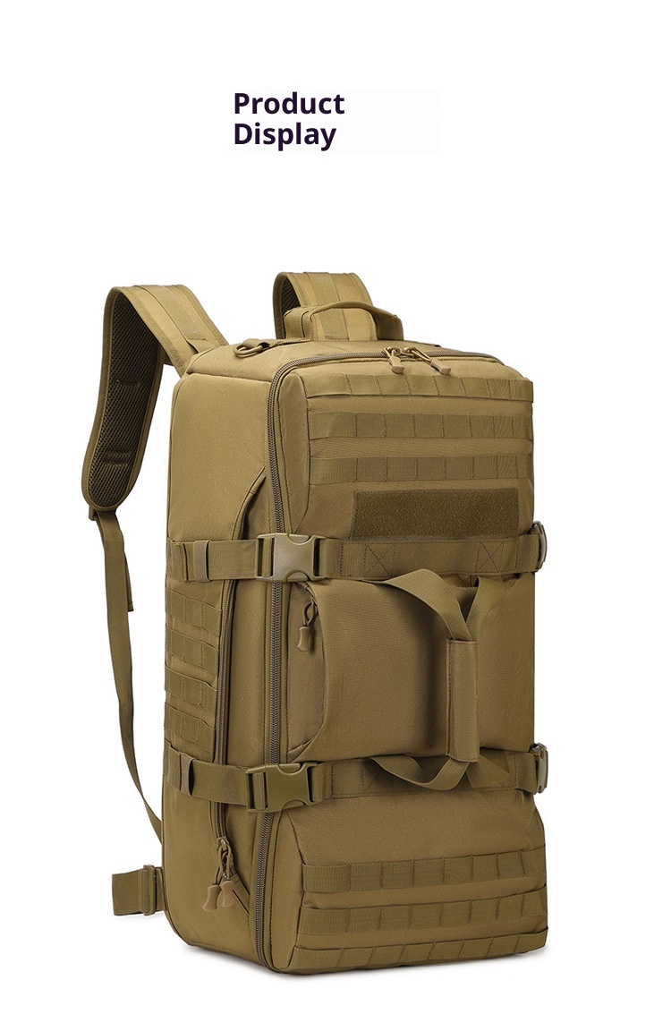 ActiveGo Outdoor 60L Dual-use Travel Handbag Multifunctional Large Capacity Luggage Bag Hiking Backpack_voghion.com