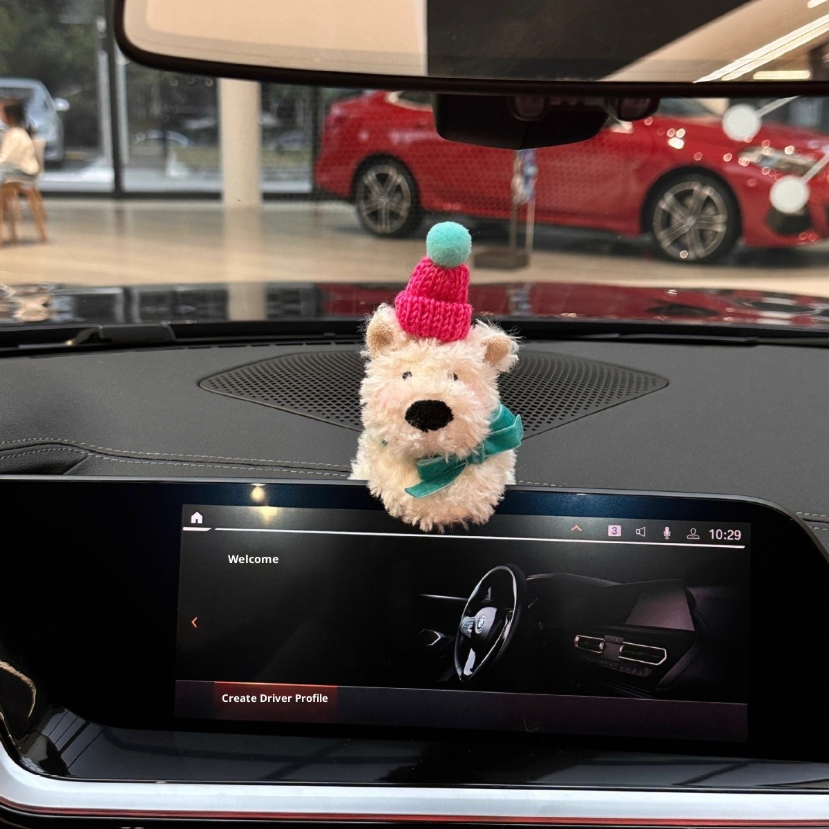 Niedlicher Auto-Anhänger mit Welpenmotiv für Armaturenbrett, Scheibenwischer und Blinker – ein süßes Auto-Ornament für Frauen_voghion.com