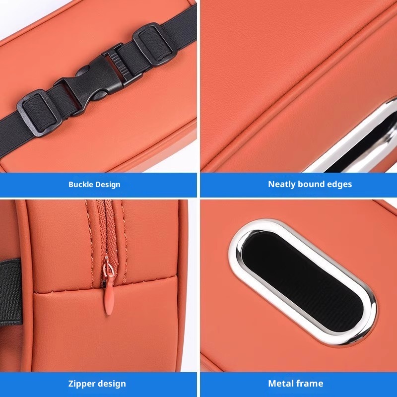 Kompatibel mit Ask M8 M9 Box Autositz-Rückenlehnenhalterung Sonnenblenden-Taschentuchtasche Innenausstattung_voghion.com