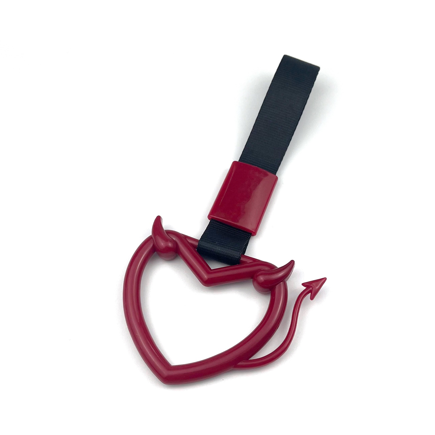 Decorazione diretta dalla fabbrica, nuova, corno da diavolo, tiraggio posteriore, labbro, interno, pendente, anello, auto modificata_voghion.com