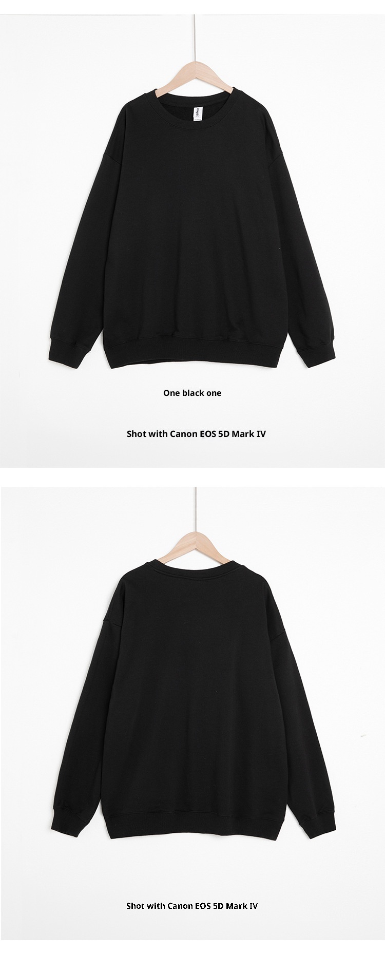 Ragazzo Ragazzo Nuovo Autunno Inverno AG330g Terry Girocollo Tinta Unita Felpa Uomo Stampato Trendy Marca Personalità Largo Americano_voghion.com