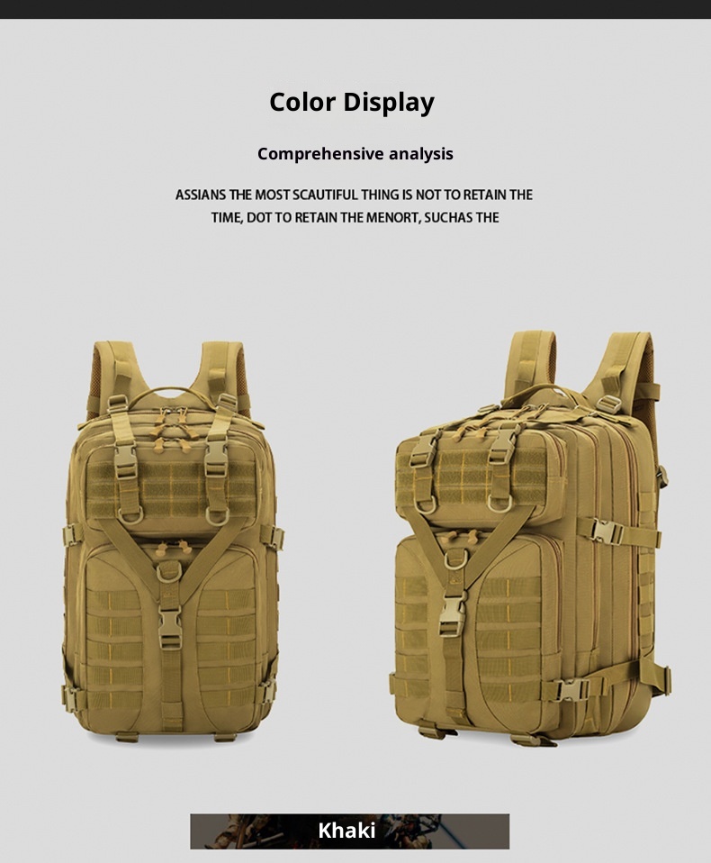 ActiveGo New Product Tactical Camouflage Men's Outdoor Mountaineering Hiking Camping Multifunctional Large Capacity_voghion.com