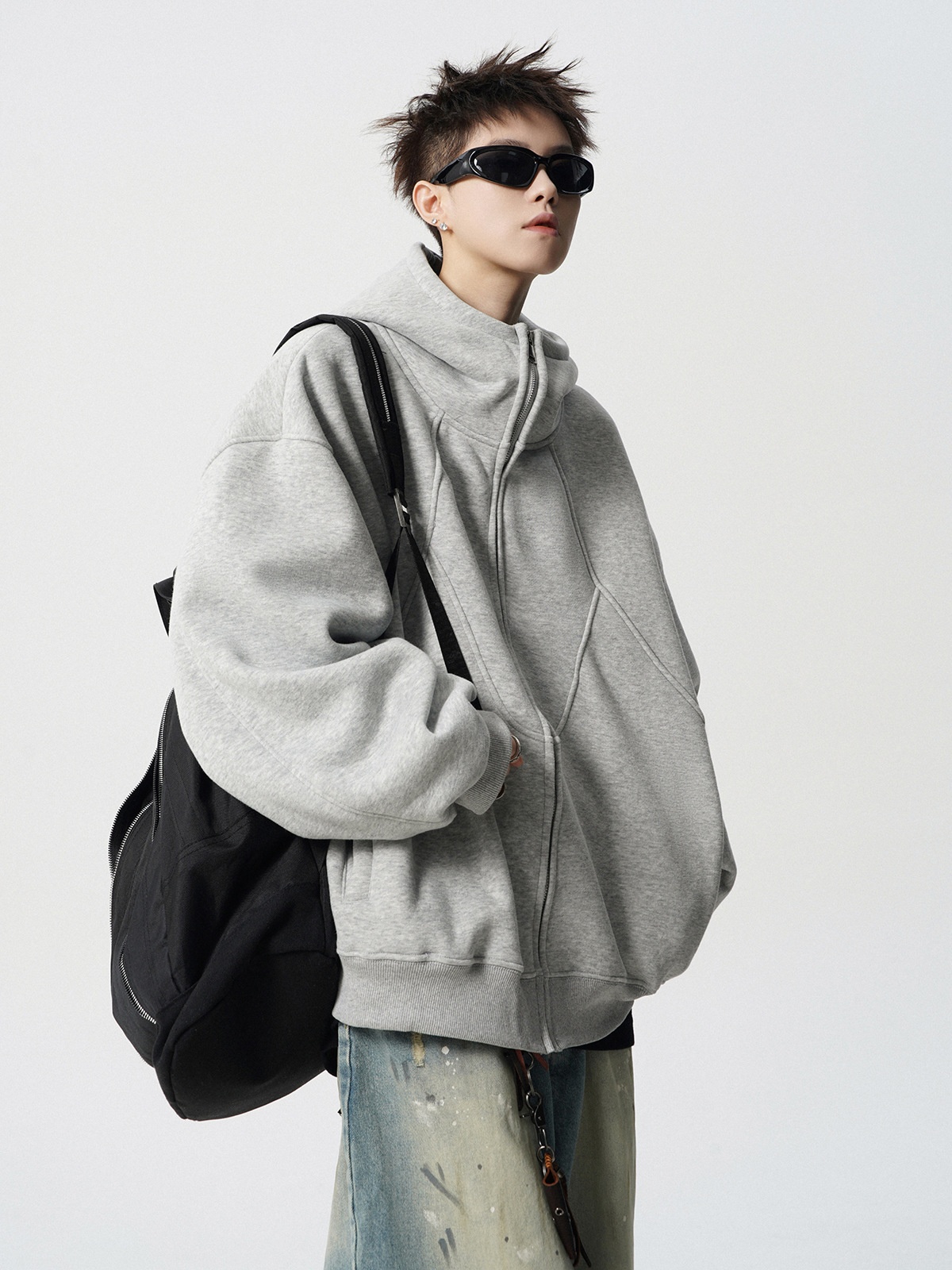 Junge Amerikanisches Schwergewicht Dconstructed Für Mn Winter Trndy Brand Design Patchwork Swatshirt High Strt Cool Coupl_voghion.com