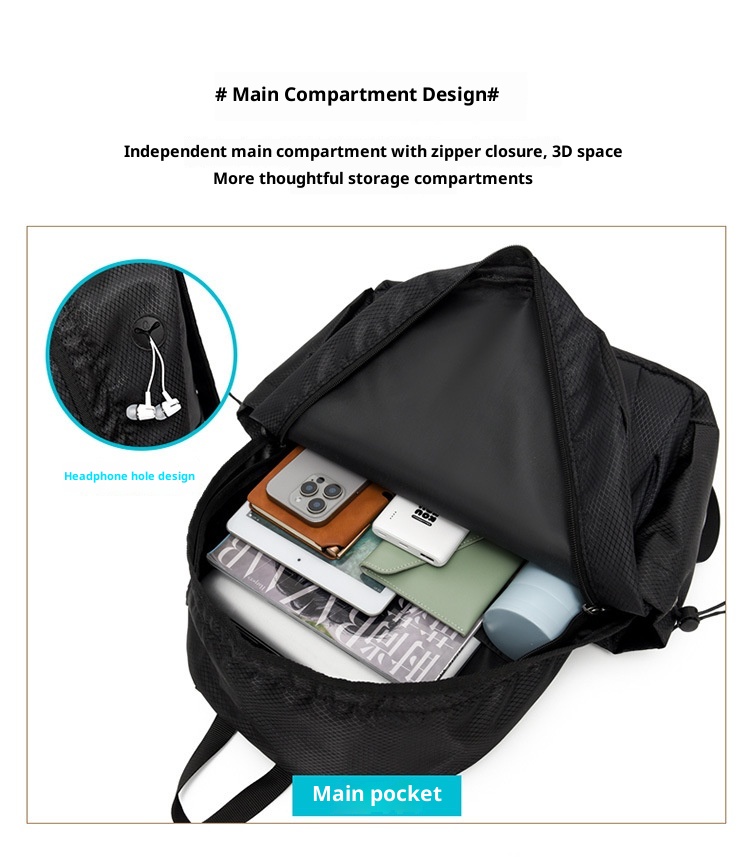 Sac à dos ActiveGo grande capacité pour voyages, femmes, voyages d'affaires, imperméable, sports de plein air, randonnée, école, hommes, double bandoulière_voghion.com