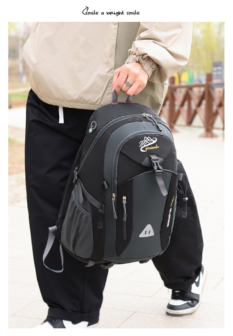 ActiveGo Foreign Trade New Multifunctional Hiking For Men Outdoor Trekking Large Capacity Travel Bag USB Charging Casual Backpack_voghion.com