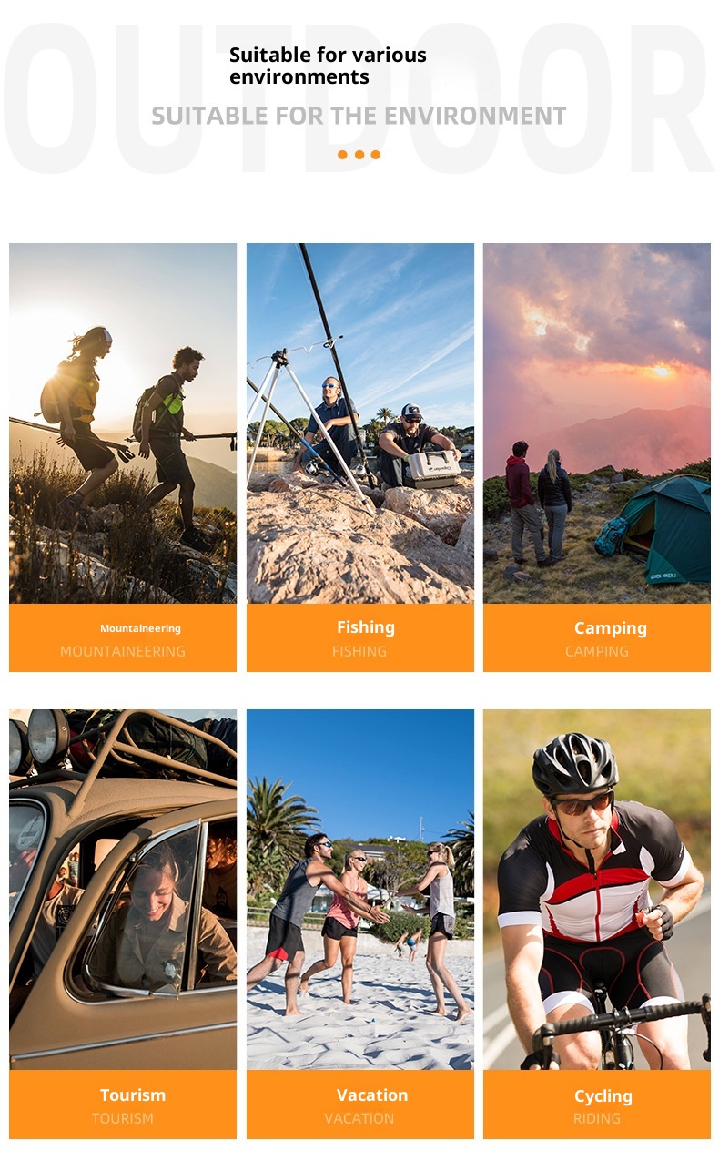 ActiveGo Backpack Handheld Women's Hiking Outdoor Sports Travel Cycling Large Capacity Foldable Waist Bag Lightweight Waterproof_voghion.com