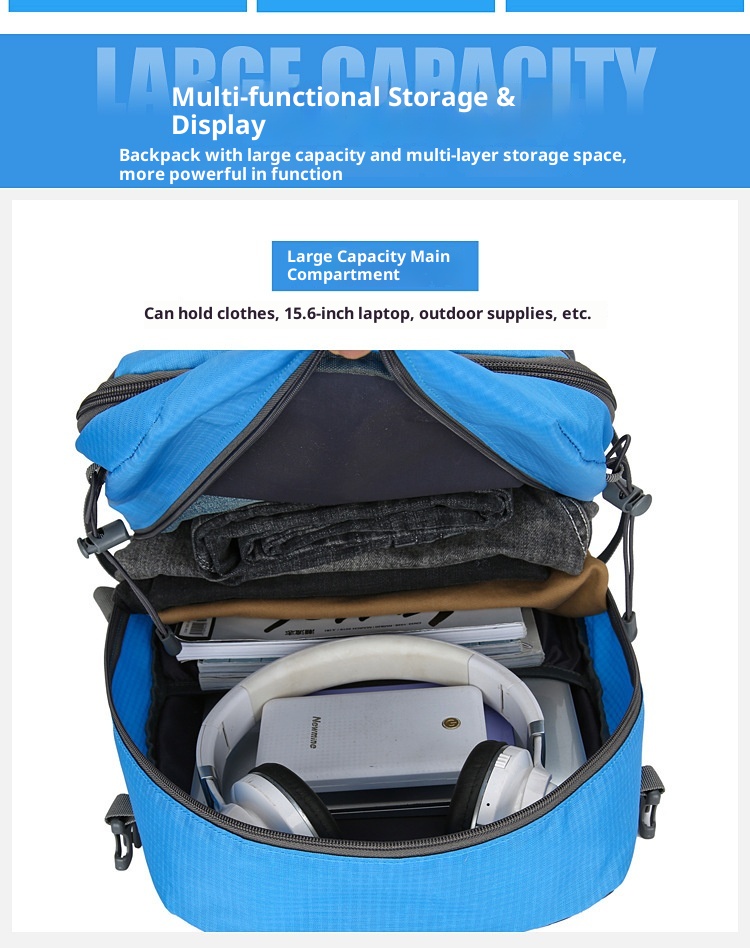 ActiveGo Cross-border New Sports Outdoor Hiking Large Capacity Lightweight Trekking Backpack Travel Student School Bag_voghion.com