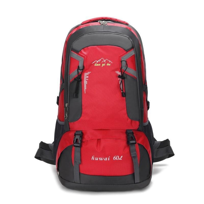 ActiveGo 60L Large Capacity Outdoor Hiking Water-Resistant Nylon Bag Couple Casual Sports Travel Backpack_voghion.com