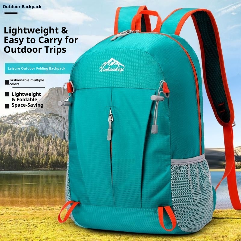 ActiveGo Sports Foldable New Travel Bag Ultra-Light Mountaineering Large Capacity Casual Backpack_voghion.com