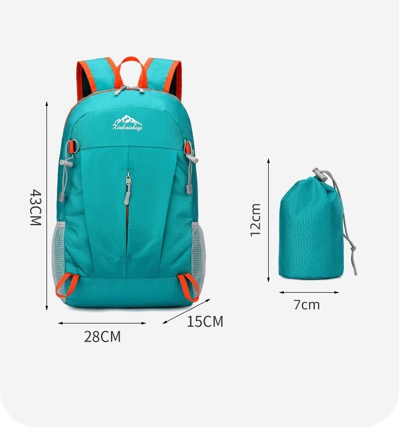 ActiveGo Sports Foldable New Travel Bag Ultra-Light Mountaineering Large Capacity Casual Backpack_voghion.com