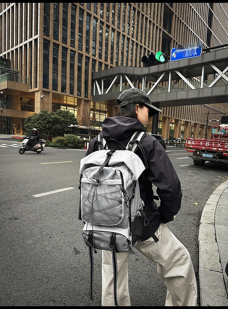 ActiveGo Outdoor Sports Hiking Large Capacity Lightweight Trekking Travel Men's Work Backpack Double Shoulder Student School Bag_voghion.com