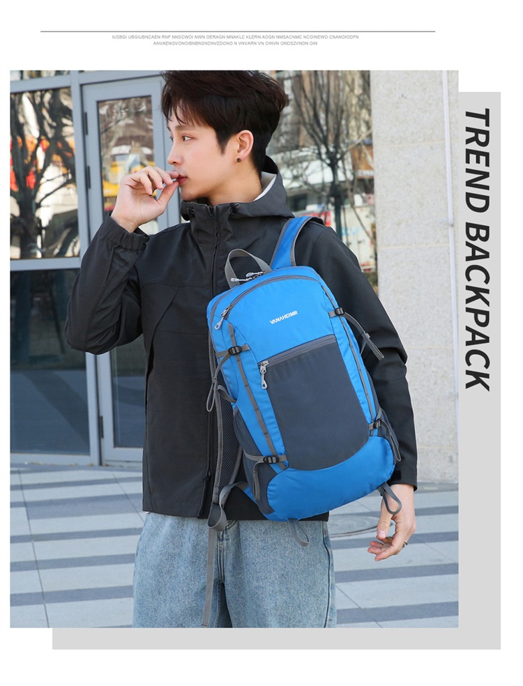 ActiveGo Warnerheim Hiking Men Folding Waterproof Trekking Bag Women Casual Large Capacity Lightweight Backpack_voghion.com