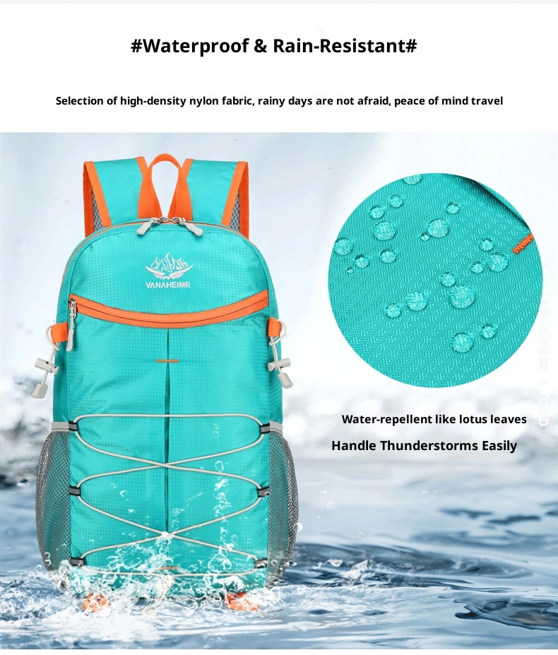 ActiveGo Fold Sports Outdoor Practical Multi-Functional Casual Hiking Bag Large Capacity Mountaineering Cycling Backpack_voghion.com
