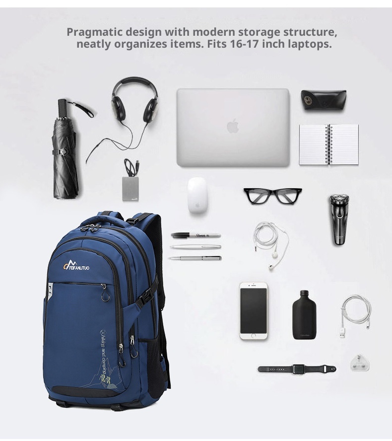 ActiveGo Wholesale Hiking Bag Multifunctional Travel Waterproof Outdoor Large Capacity Factory Backpack Men's New Style_voghion.com