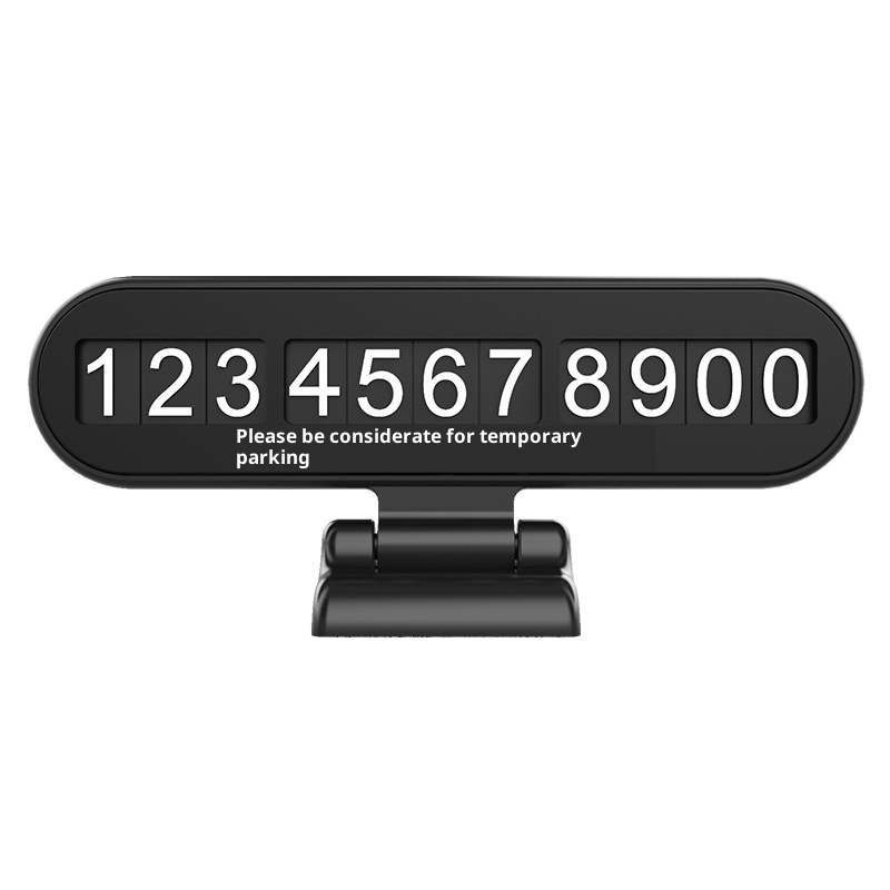 Interior Decoration Temporary Parking Sign Phone Number Move Dashboard Electric Car_voghion.com
