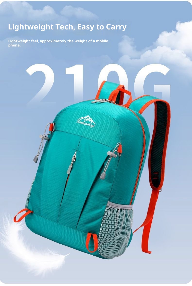 ActiveGo Sports Foldable New Travel Bag Ultra-Light Mountaineering Large Capacity Casual Backpack_voghion.com
