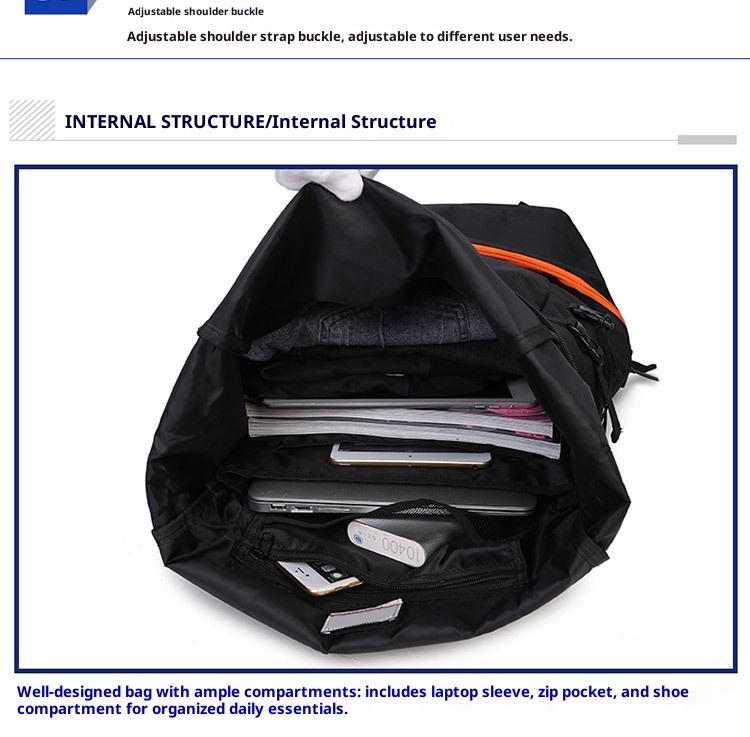 ActiveGo Basketball Men's School Training Multi-Functional Sports Backpack Capacity Extra Large Fitness Hiking Bag Customizable_voghion.com