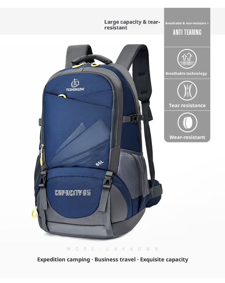 ActiveGo Waterproof And Wear-resistant Large Capacity New Hiking Camping Travel Mountaineering Bag Outdoor Backpack_voghion.com