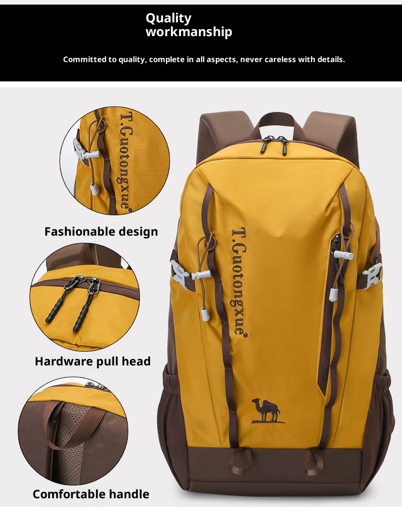 ActiveGo Mountaineering Bag Sports Water-Resistant Large Capacity Outdoor Lightweight Hiking Travel Backpack Customizable_voghion.com