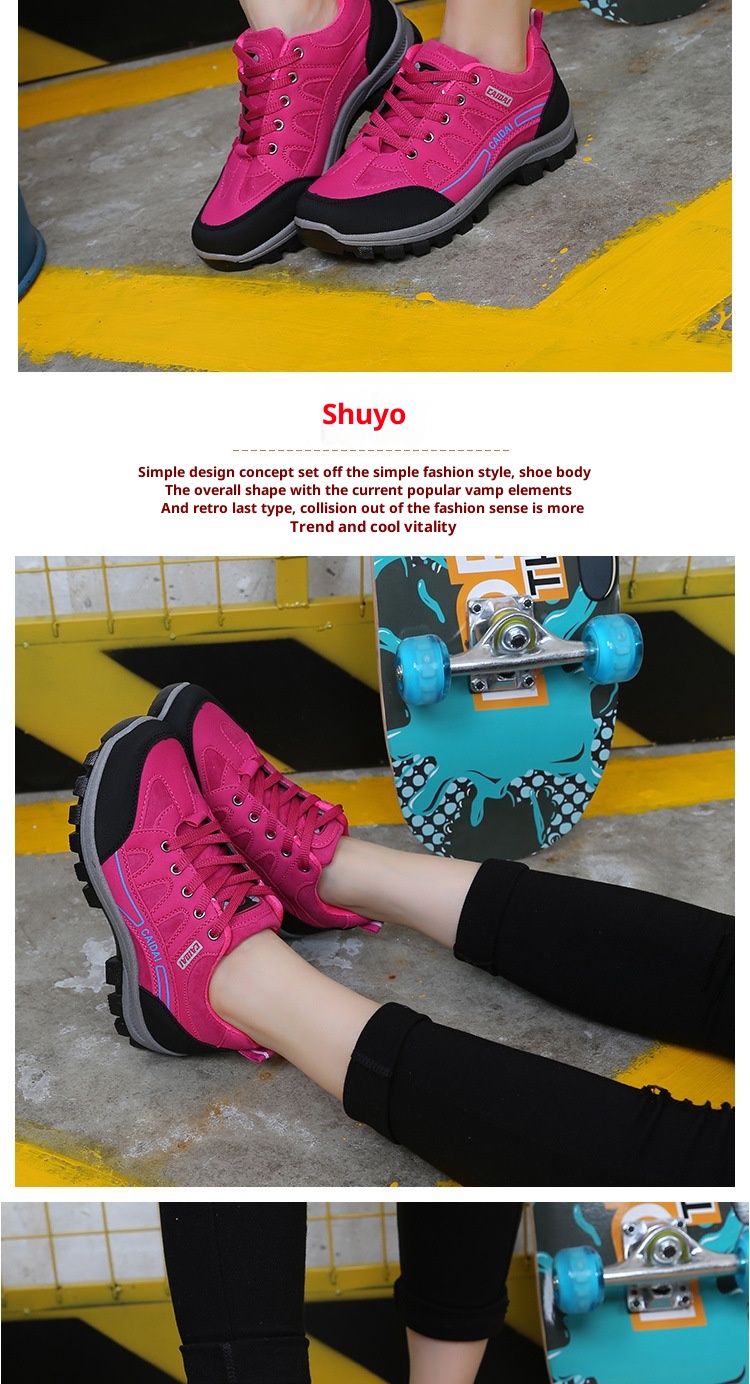 Scarpe sportive leggere ActiveGo da donna, traspiranti e antiurto, da trekking, per autunno e inverno, con suola morbida_voghion.com