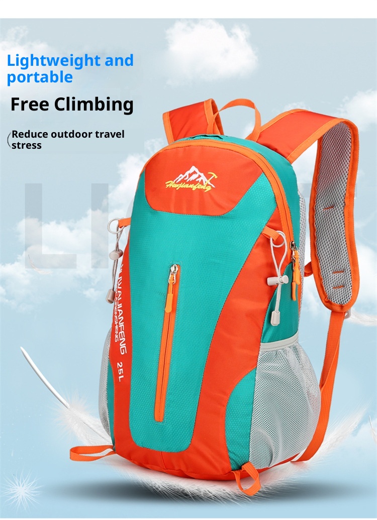 ActiveGo 2025 New Cross-Border Water-Resistant Hiking Multi-Functional Sports Travel Backpack Large Capacity Outdoor Double_voghion.com