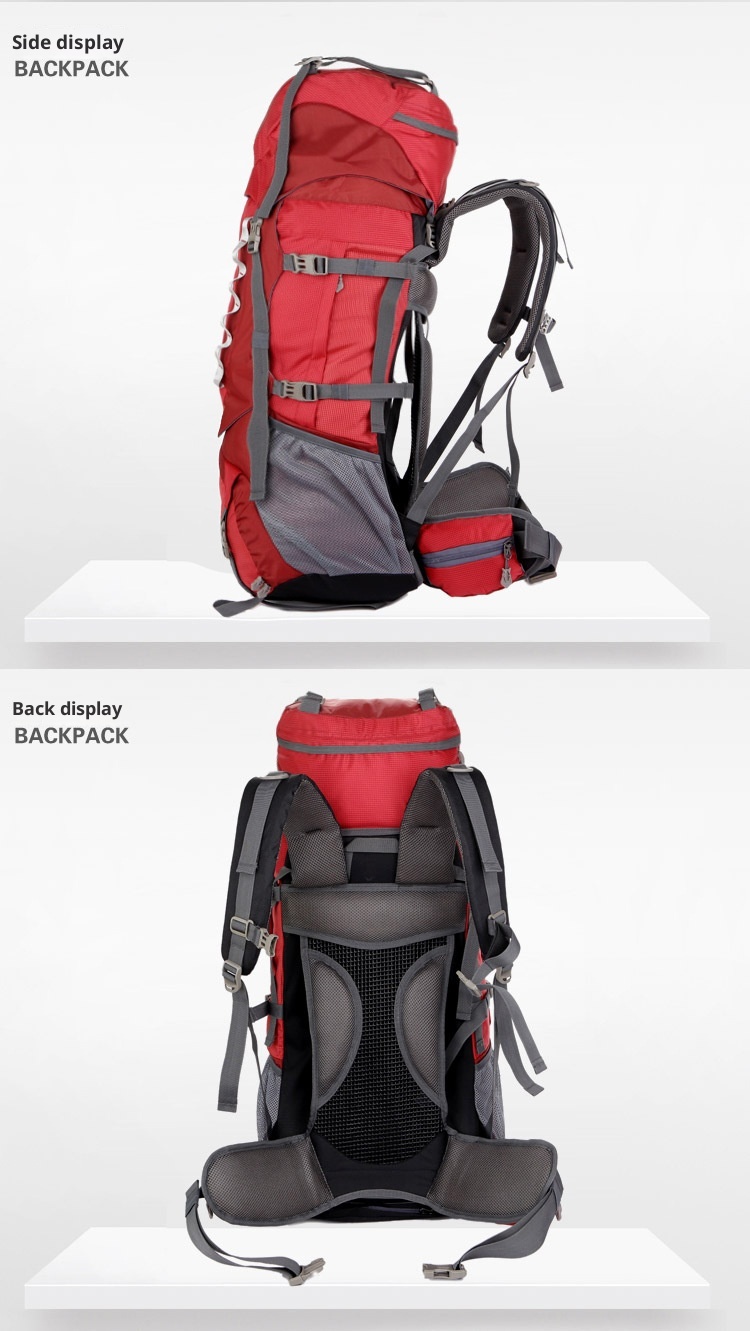 ActiveGo New Professional Mountaineering 80L Outdoor Backpack Double Shoulder Bag For Men, Large Capacity Travel Rucksack, One_voghion.com