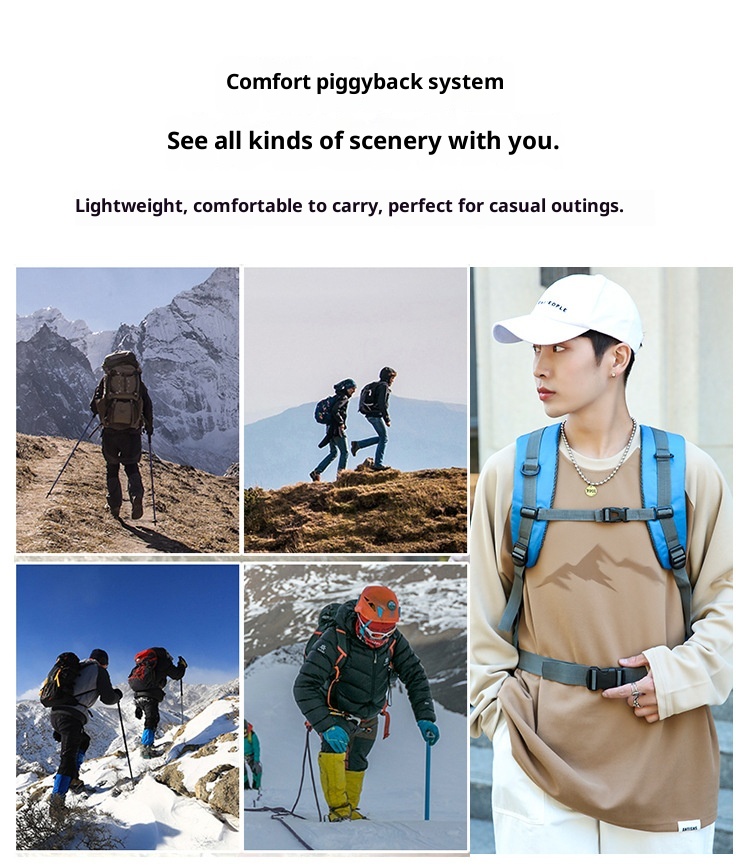 ActiveGo Outdoor Capacity Hiking Waterproof Wear-resistant Travel Bag Large Multifunctional Trekking Luggage Backpack Off-road_voghion.com