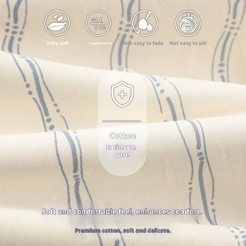 Pigiama da donna ChicShe Classe A antibatterico in 100% cotone, cardigan con maniche lunghe per autunno e inverno, indossabile all'esterno._voghion.com