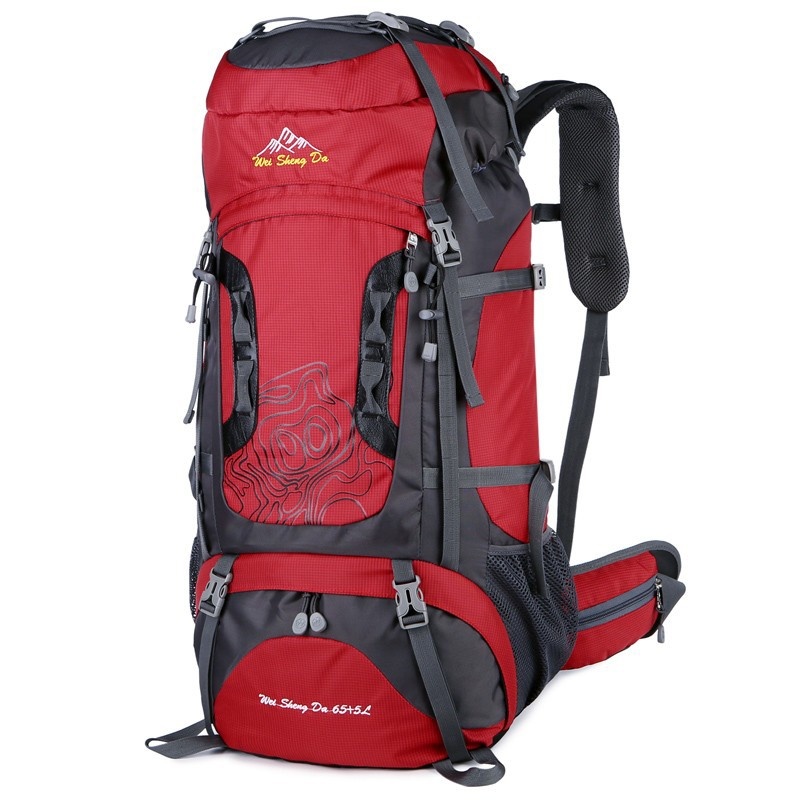 Zaino da viaggio per uomo ActiveGo, grande capacità, doppio spallaccio, impermeabile, per trekking, campeggio, escursioni, sport_voghion.com