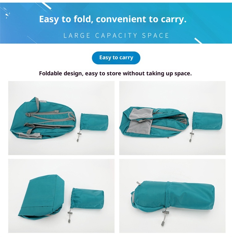 Zaino sportivo da uomo e da donna ActiveGo, leggero e di grande capacità, per attività all'aperto, trekking, alpinismo e altro ancora._voghion.com