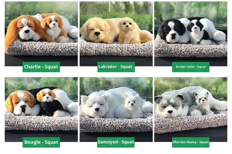 Décoration intérieure pour chat, sac en charbon de bambou, chien factice, fait main, créatif, pour voiture neuve, élimination du formaldéhyde_voghion.com