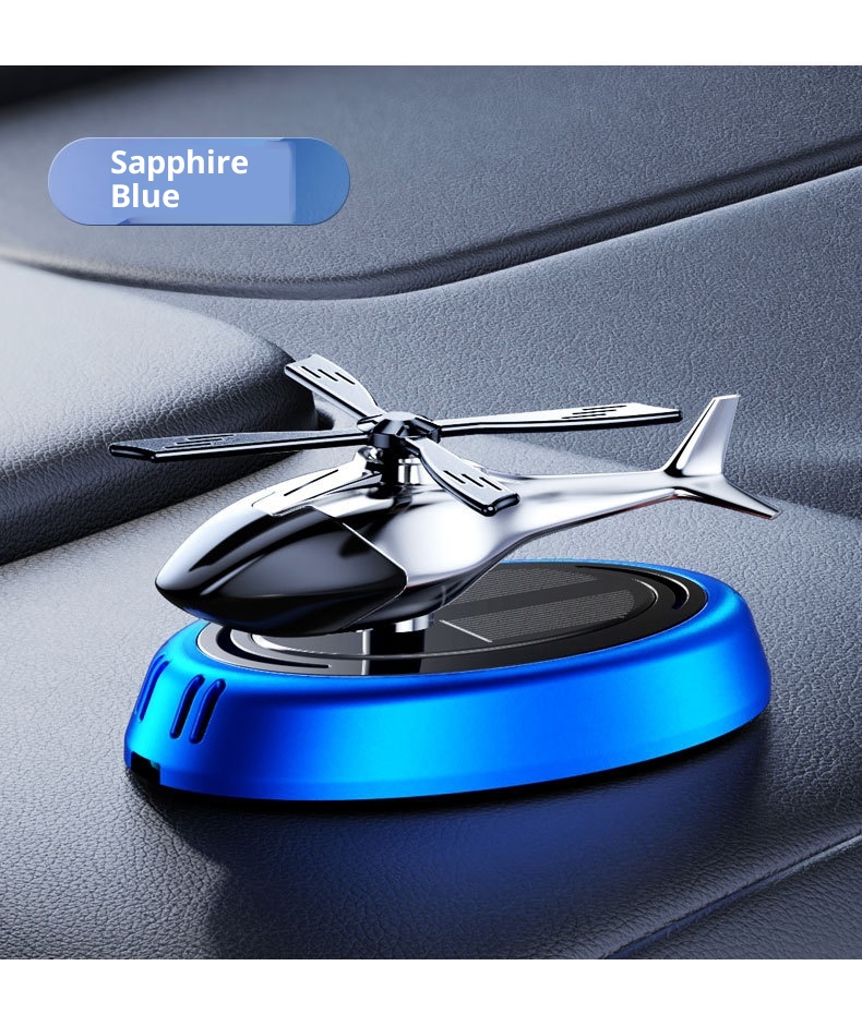 Ornamento di profumo per aromaterapia a forma di elicottero solare, profumo fresco, deodorante per interni auto a lunga durata, decorazione di alta qualità_voghion.com