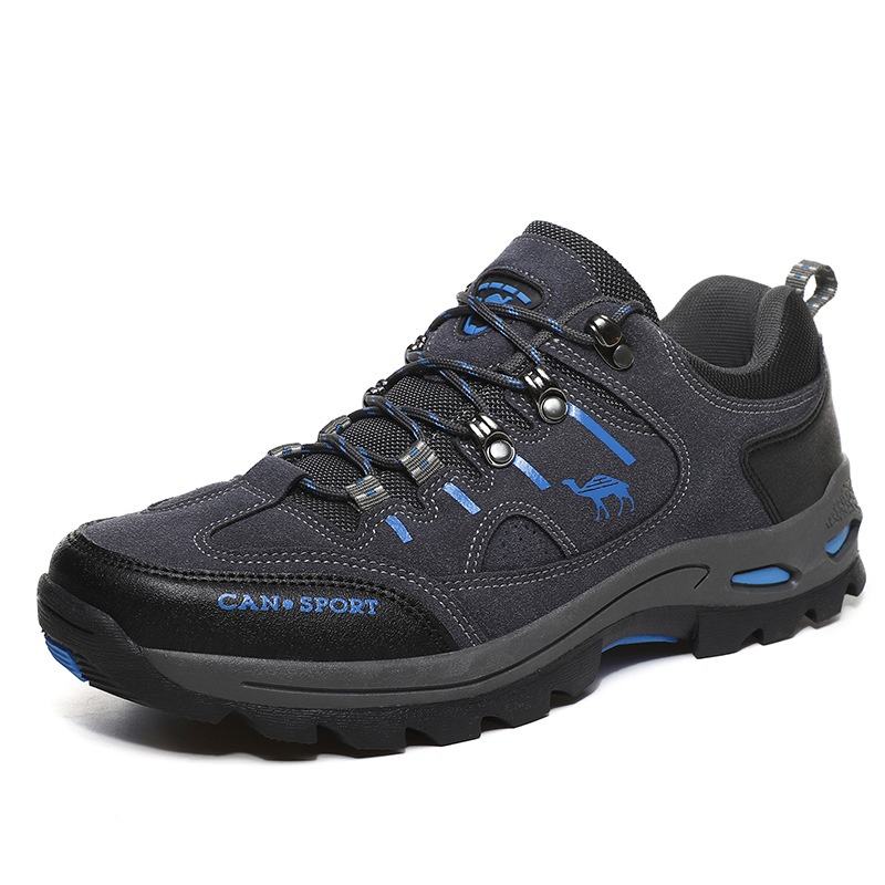 ActiveGo Cross-Border Plus Size Couple Autumn Winter Men's Fashion Outdoor Hik Low-Top Lace-Up Casual Trekk Shoes_voghion.com