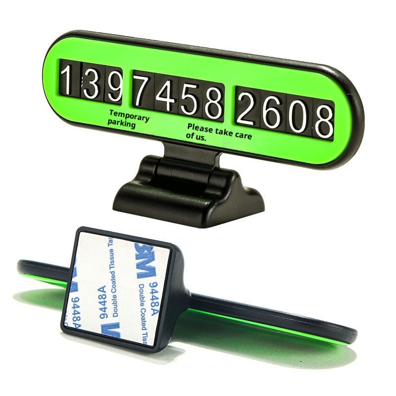 Interior Decoration Temporary Parking Sign Phone Number Move Dashboard Electric Car_voghion.com
