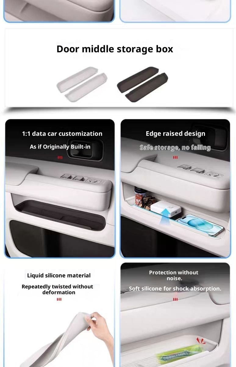 25 modelli Ideal MEGA Home/Set di tappetini in silicone ultra modificati speciali per interni auto completi_voghion.com