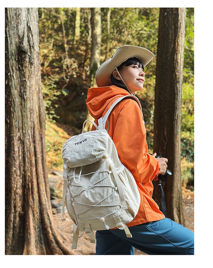 ActiveGo Cross-border Lightweight Men's Drawstring Large Capacity Outdoor Travel Backpack, Women's College Student Backpack_voghion.com