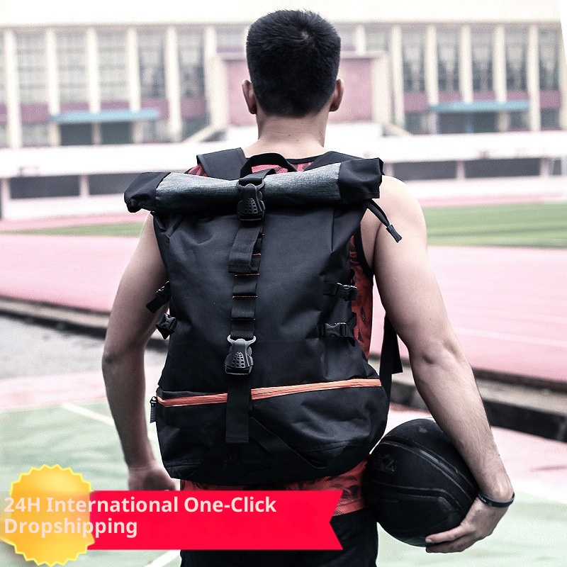 ActiveGo Basketball Men's School Training Multi-Functional Sports Backpack Capacity Extra Large Fitness Hiking Bag Customizable_voghion.com