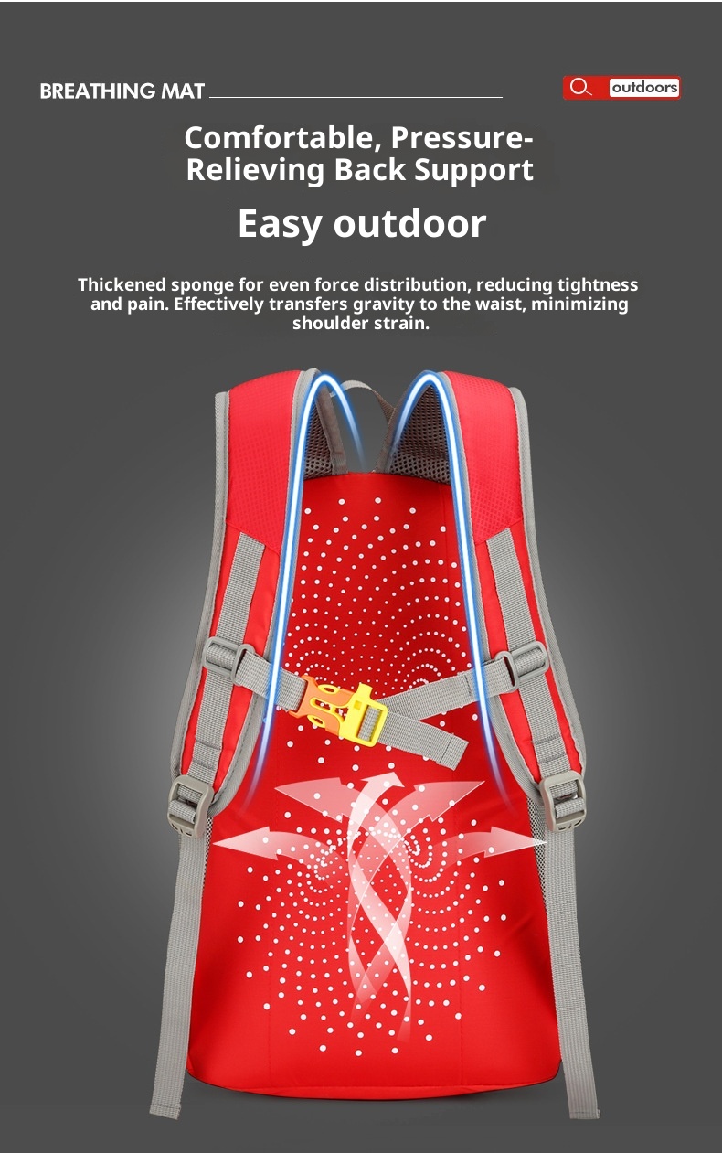 ActiveGo Outdoor Ultra-Light Portable Hiking Backpack For Men And Women, Sports Casual Travel Backpack, Large Capacity_voghion.com