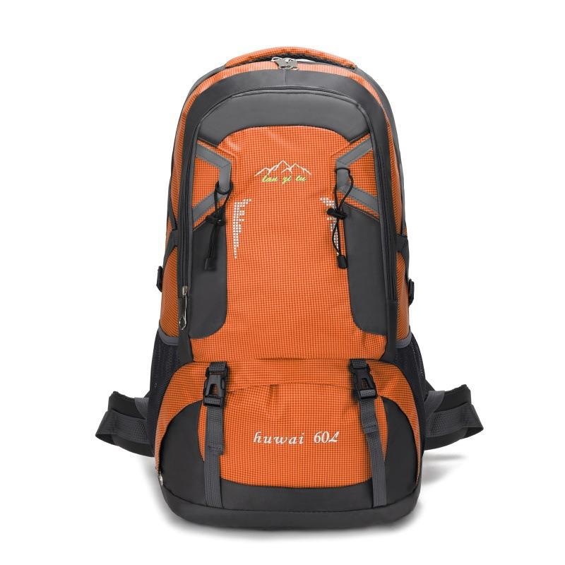 ActiveGo 60L Large Capacity Outdoor Hiking Water-Resistant Nylon Bag Couple Casual Sports Travel Backpack_voghion.com