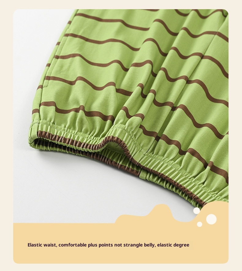 ChicShe Source Factory Stretch Cotton-Like Long-Sleeve Pajamas With Chest Pads Girls, Cartoon Round Neck, Suitable For Spring_voghion.com