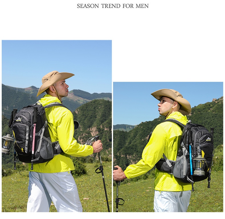ActiveGo Cross-border Outdoor Hiking Large Capacity Multi-functional Waterproof Lightweight Backpack For Trekking And Travel_voghion.com