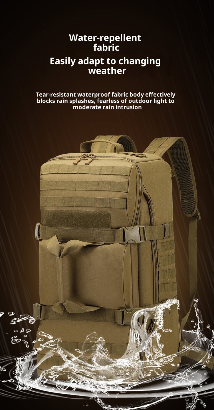 ActiveGo Outdoor 60L Dual-use Travel Handbag Multifunctional Large Capacity Luggage Bag Hiking Backpack_voghion.com