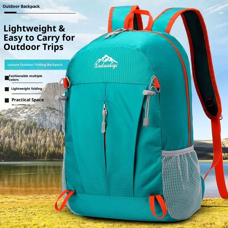 ActiveGo Sports Foldable New Travel Bag Ultra-Light Mountaineering Large Capacity Casual Backpack_voghion.com