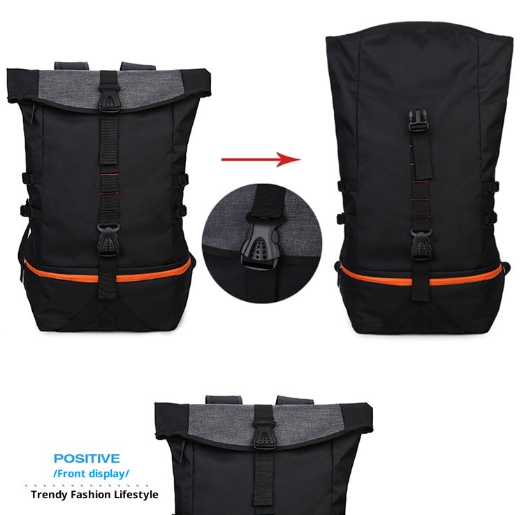 ActiveGo Basketball Men's School Training Multi-Functional Sports Backpack Capacity Extra Large Fitness Hiking Bag Customizable_voghion.com