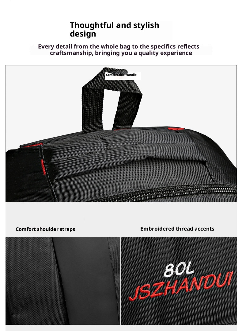 Zaino da escursionismo ActiveGo, extra large, per alpinismo, casual, da viaggio, per esterni, con doppia tracolla_voghion.com