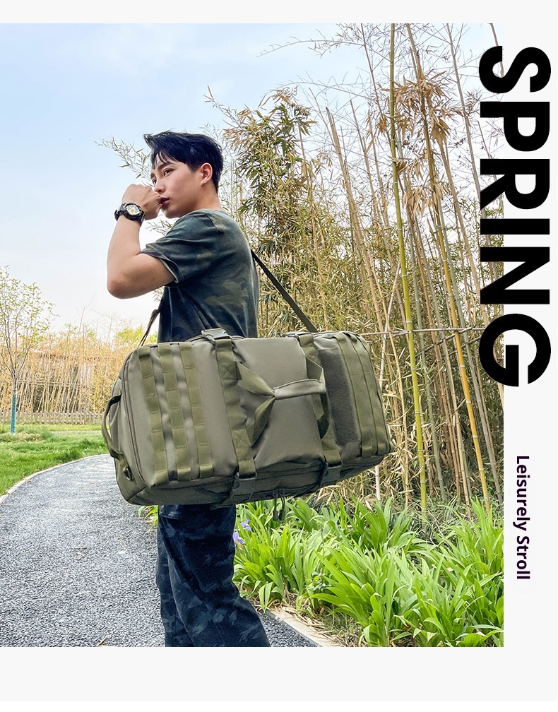 ActiveGo Camouflage Capacity Multifunctional Handheld Large Hiking Climbing Bag Outdoor Travel Backpack_voghion.com