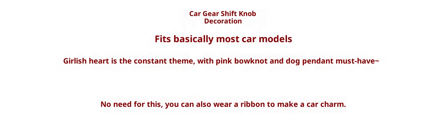 Niedlicher Auto-Anhänger mit Welpenmotiv für Armaturenbrett, Scheibenwischer und Blinker – ein süßes Auto-Ornament für Frauen_voghion.com